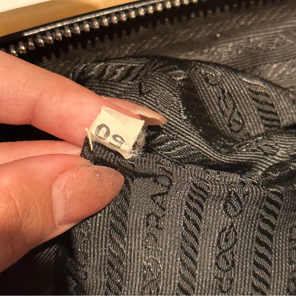 Prada Nylon Leather Satchel Bag - Picture 6 of 16